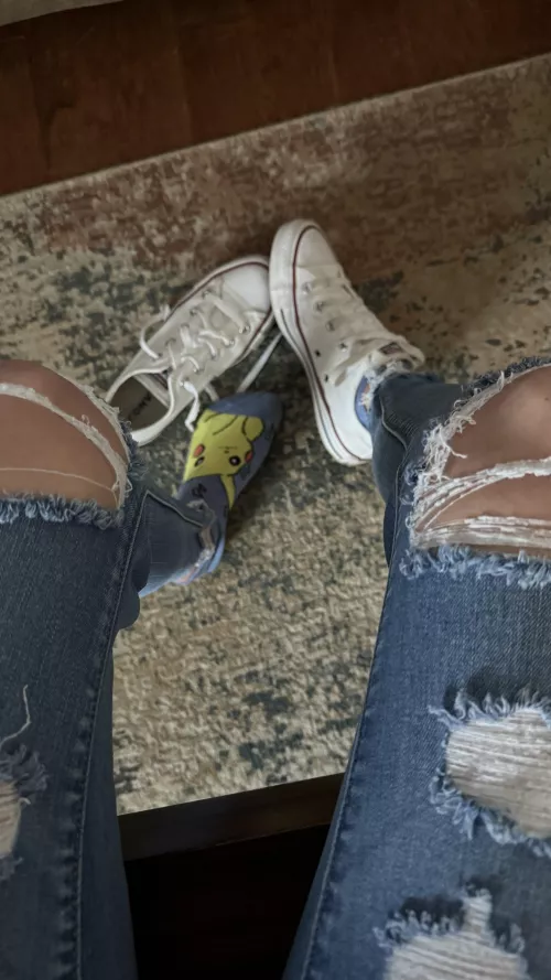 Chucks and nerdy socks 