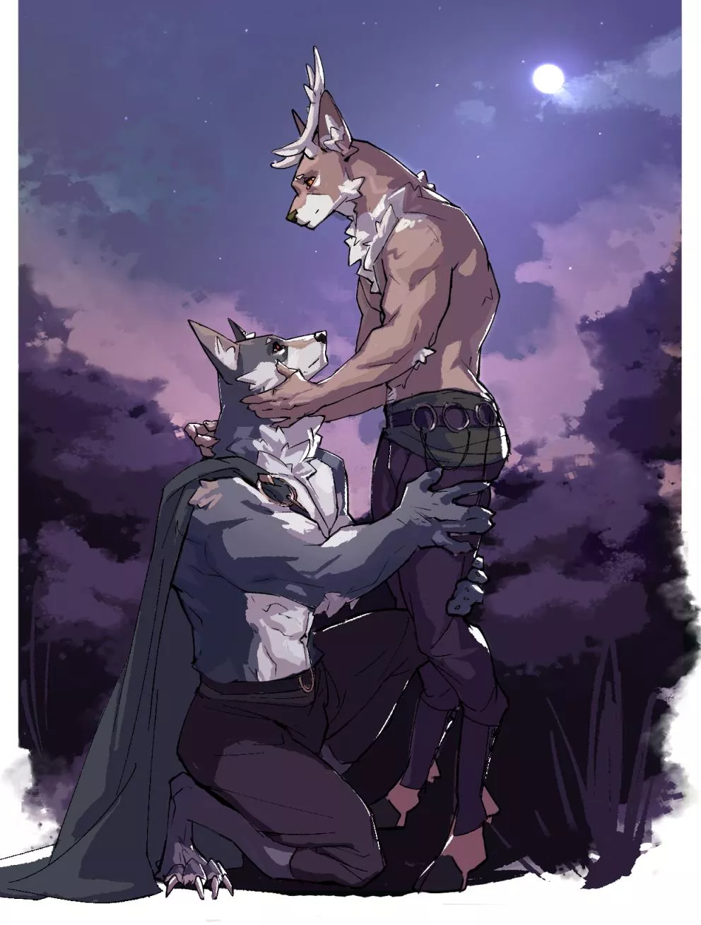 cover (version 2) for a comic I'm working on 🌕