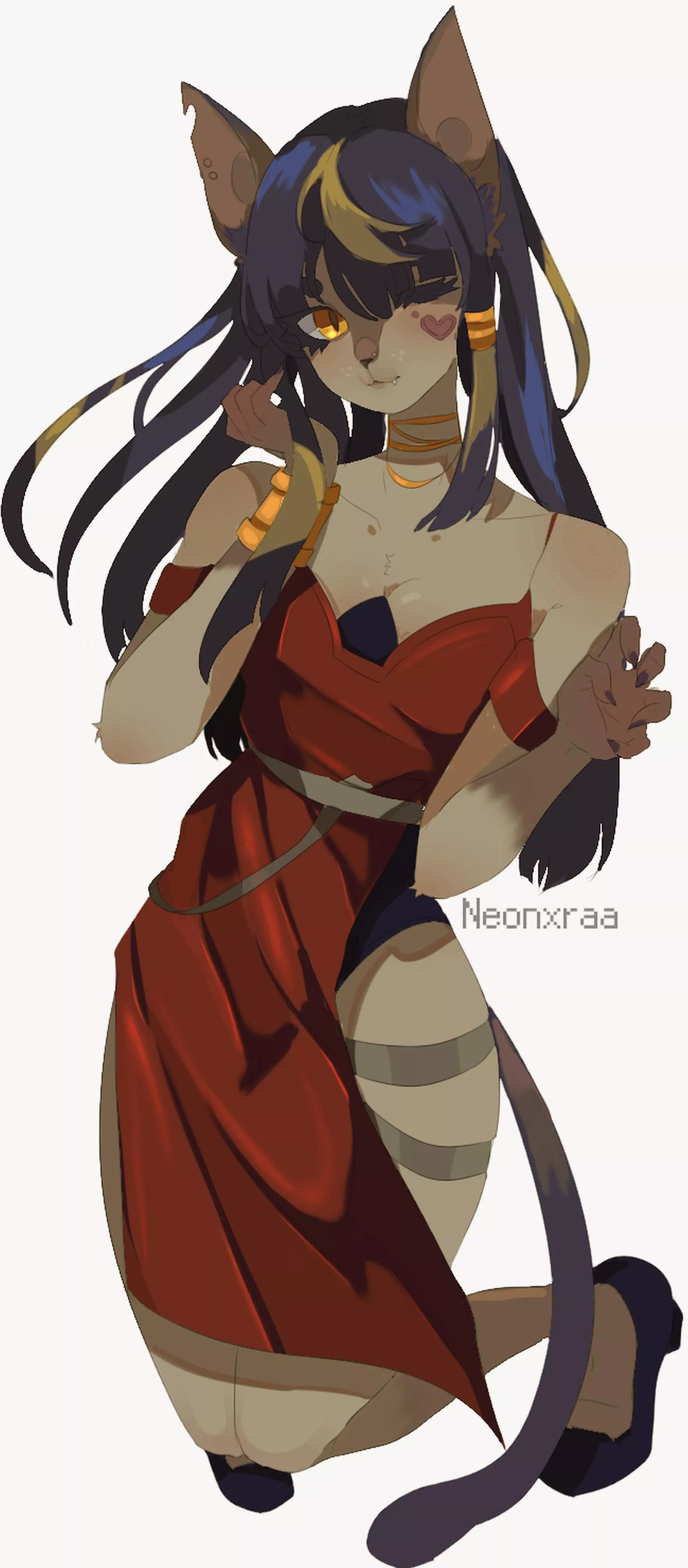 drawing by me , oc unnamed 