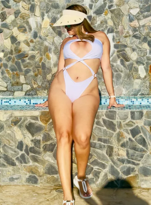 I love it when I'm wearing nothing but a swimsuit.