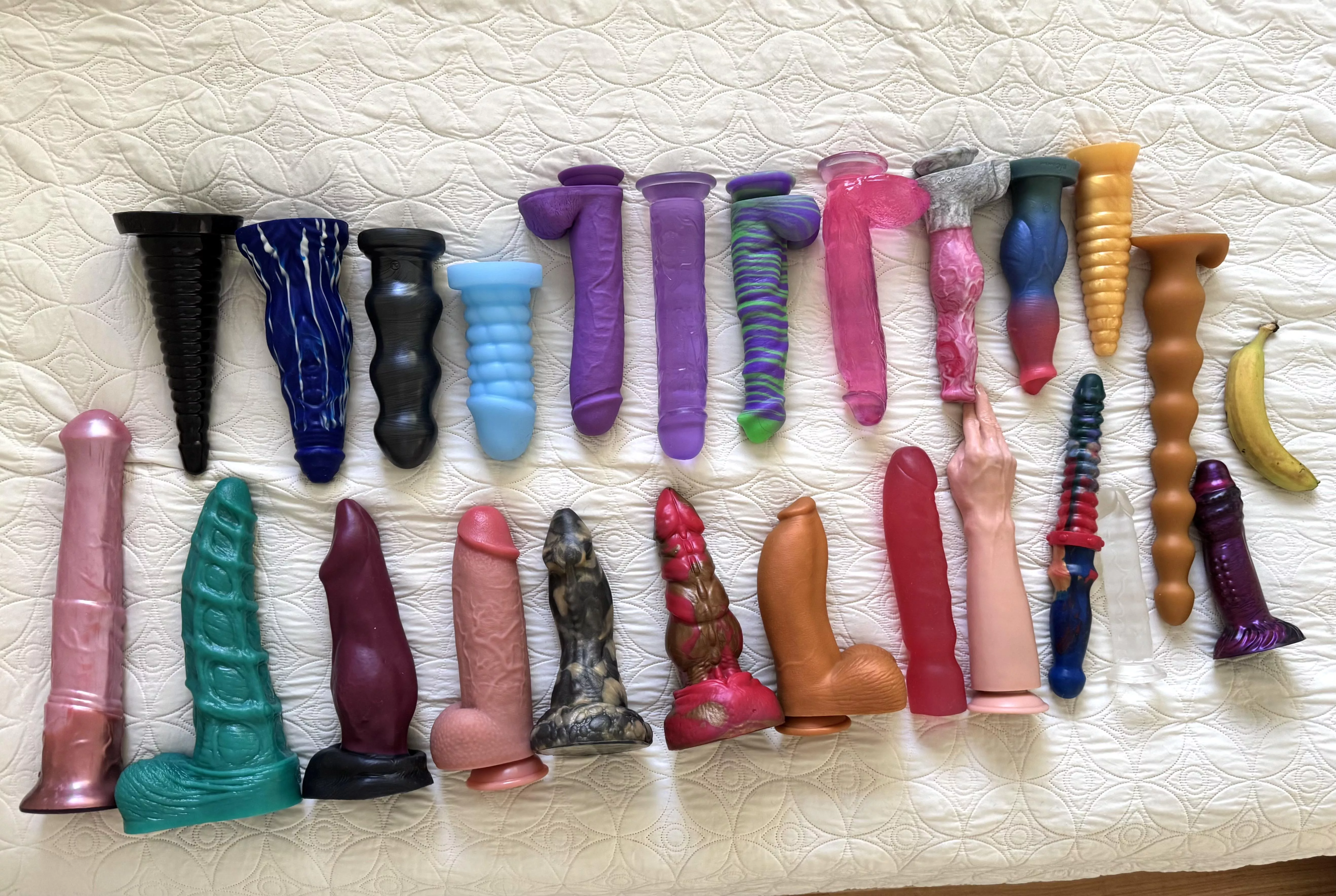 Is my collection getting out of hand? What do you think? Banana for scale