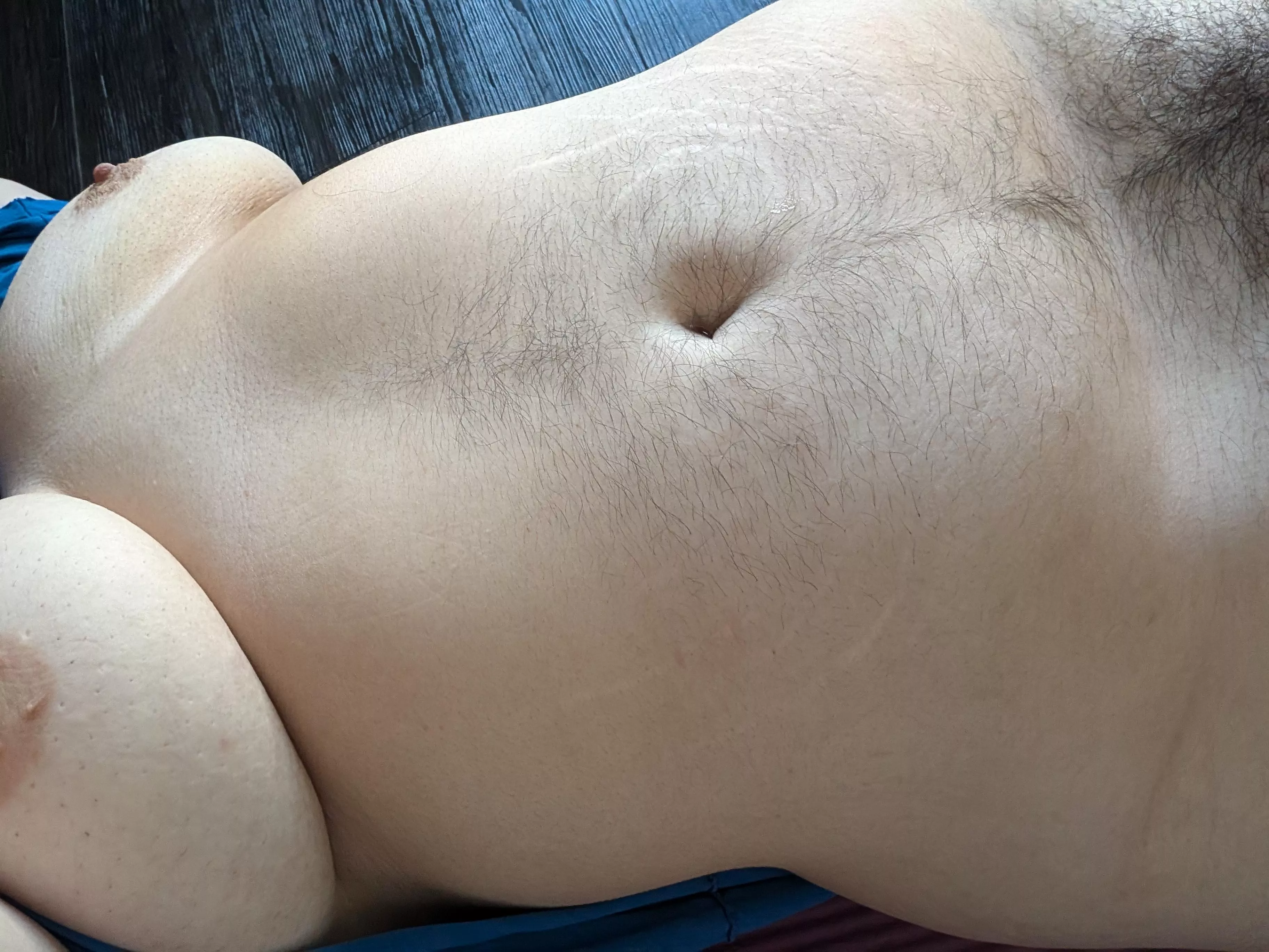 Mommy is stretching, jerk off quietly until I'm done 