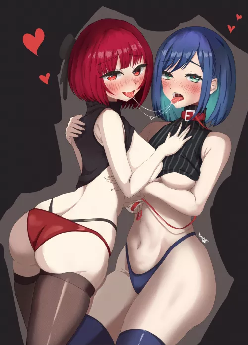 [Oshi no ko] Kana & Akane by Yokab88