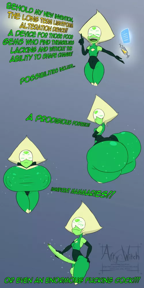 Peridot's Prodigious Product (Artist:Cronanevermore/ArtyWitch)