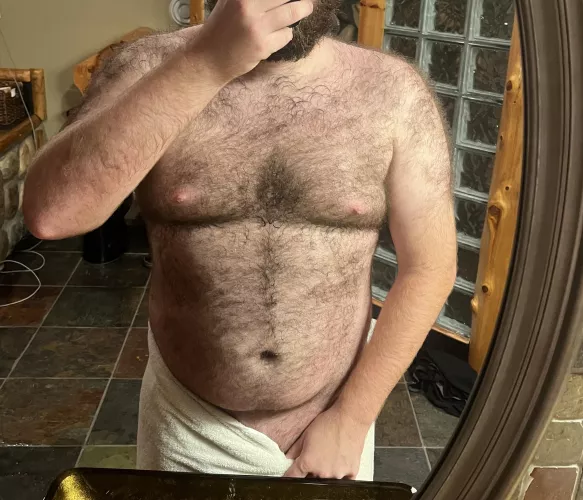 Should I remove the towel? 