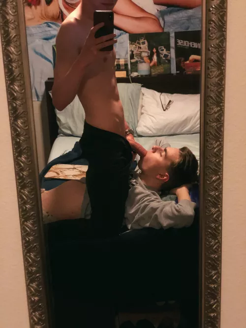 Using my buddy’s throat