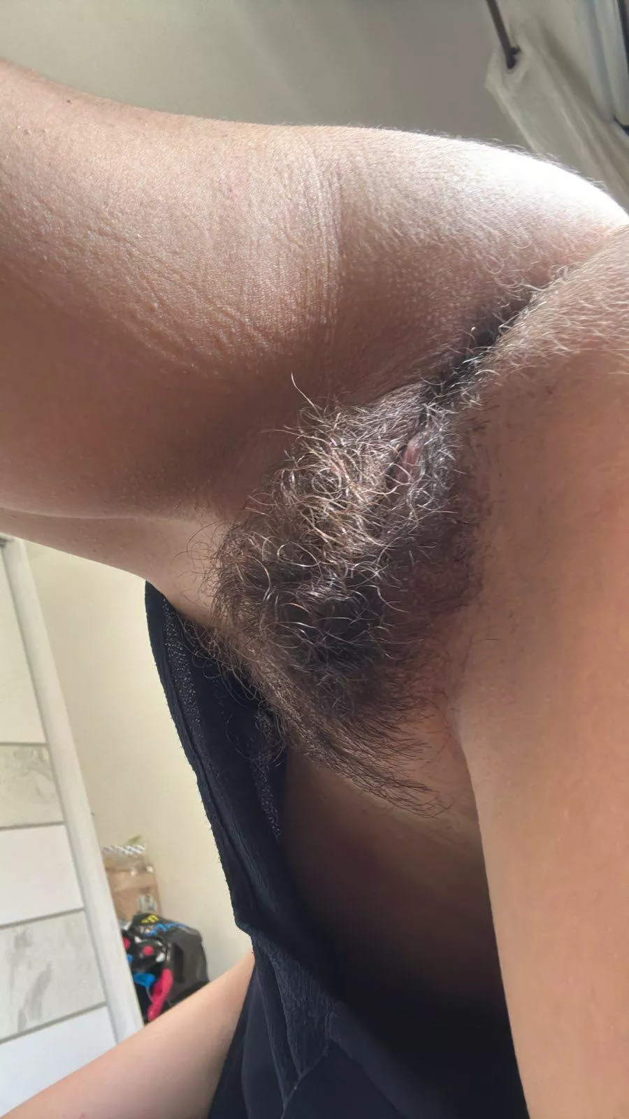 Your view as I climb up onto your face