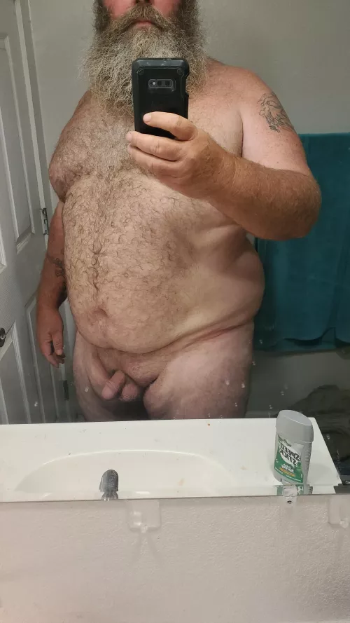 Been sweating in this heat all day. Time for a shower 