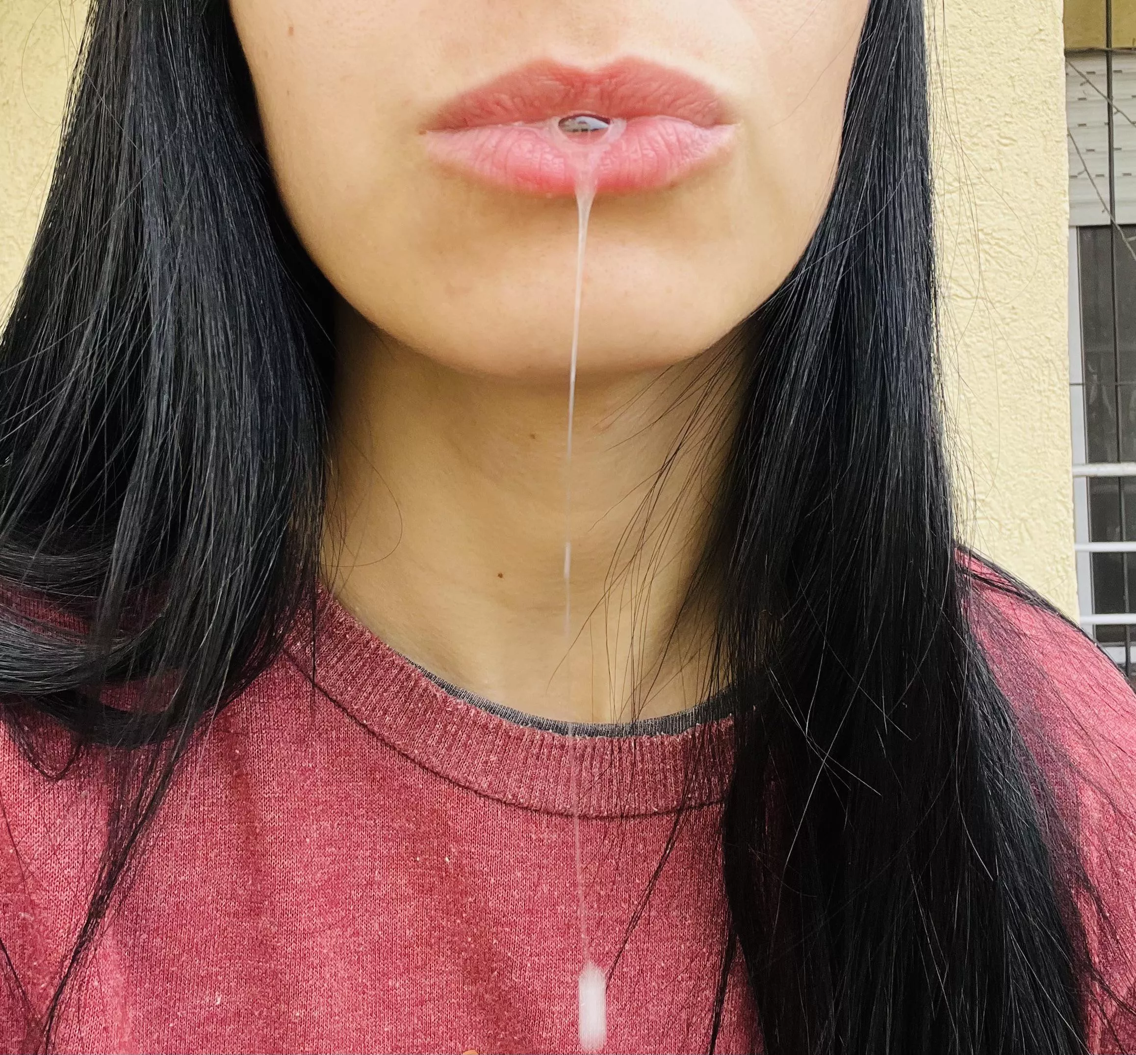 Can’t wait to have your lips in front of me and kiss you until our saliva drips down our chins 