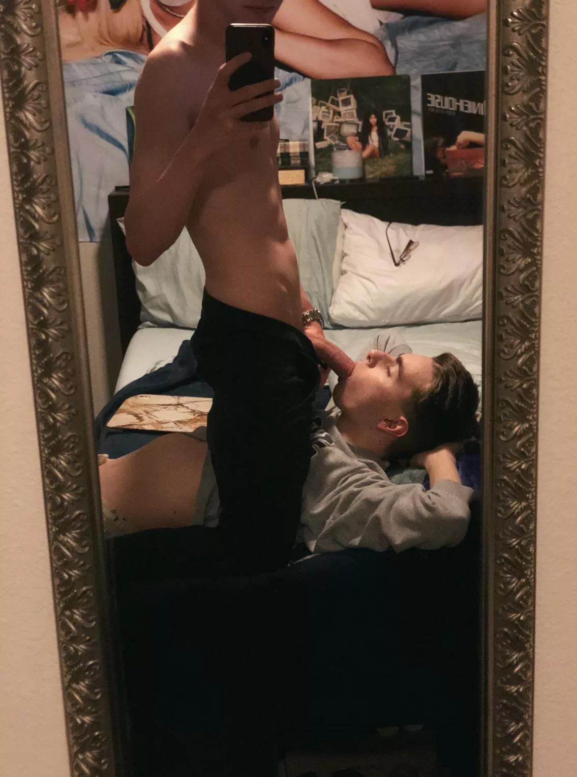 Having some fun with my bicurious friend 