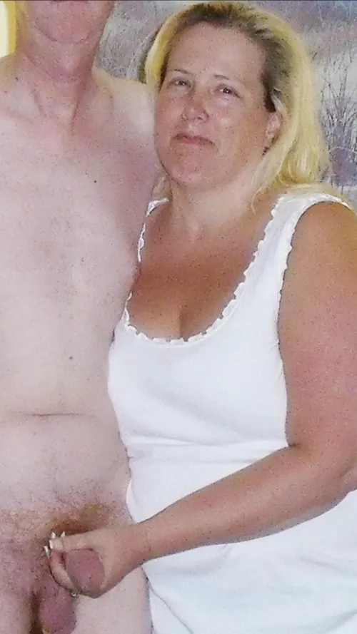 Holding with a smile!