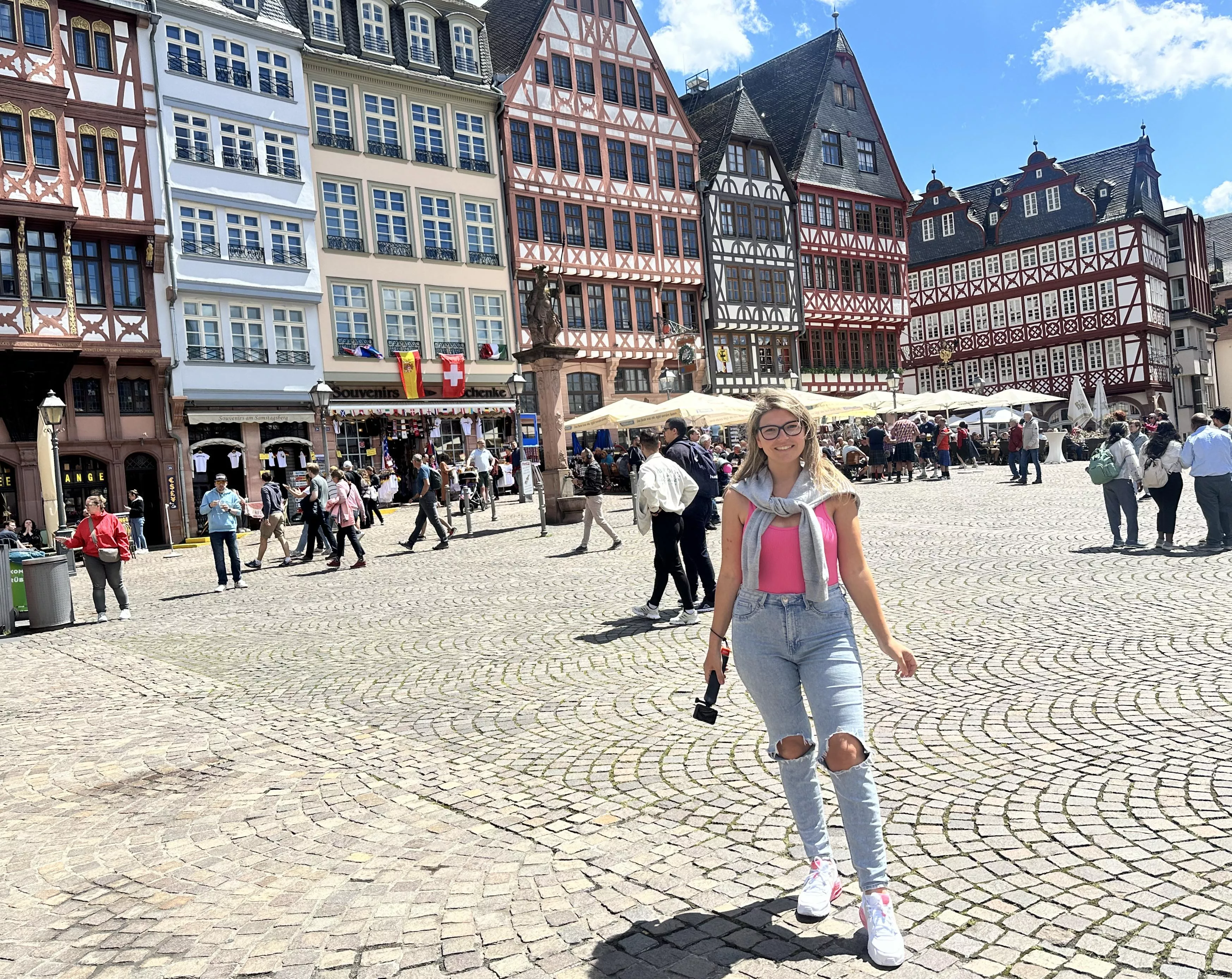 How do you like my denim suit?