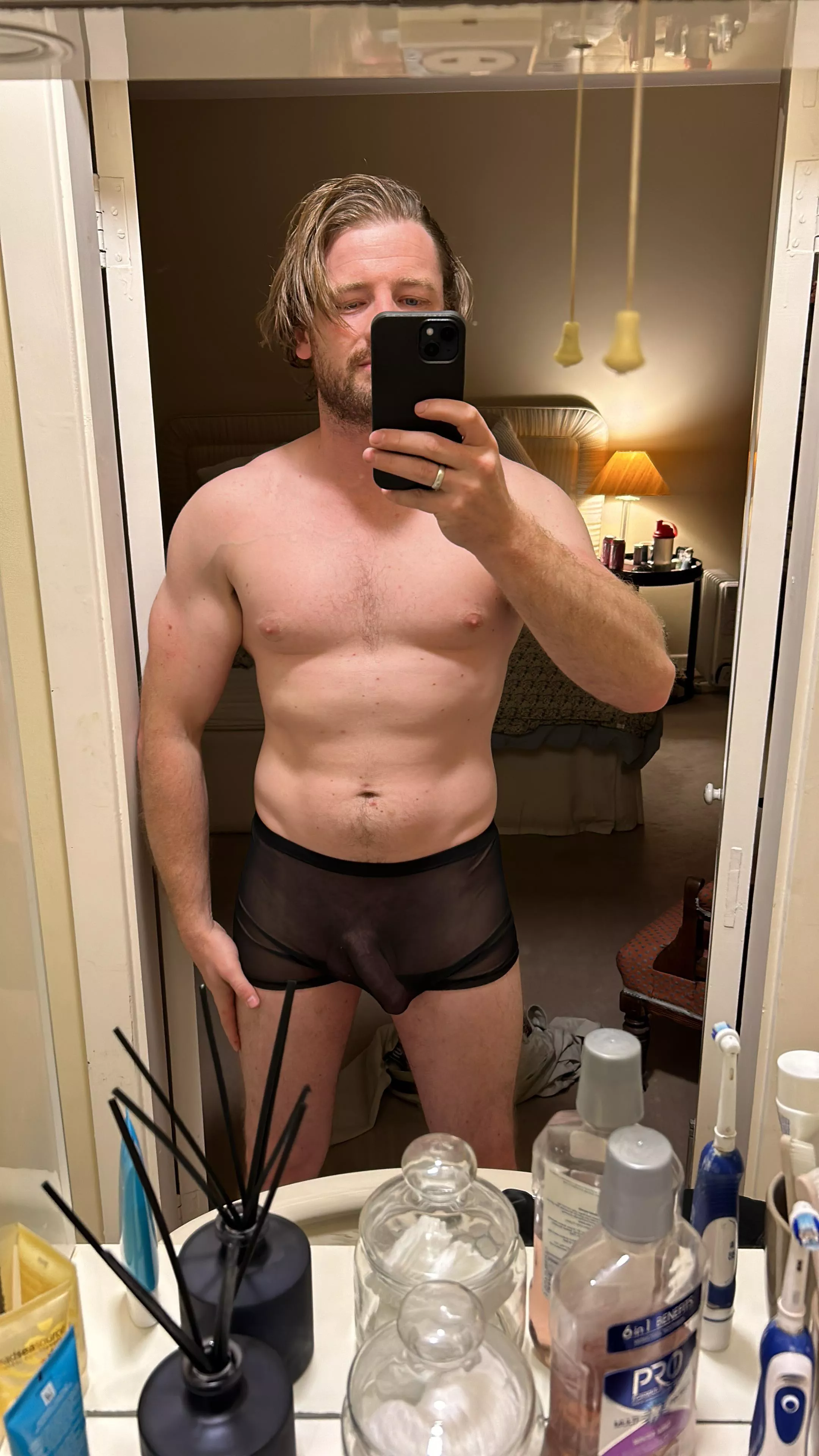 I think you can see an outline….