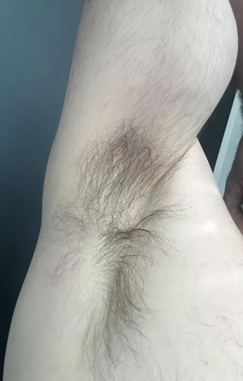 Just let my sweaty pits air dry after working outside.