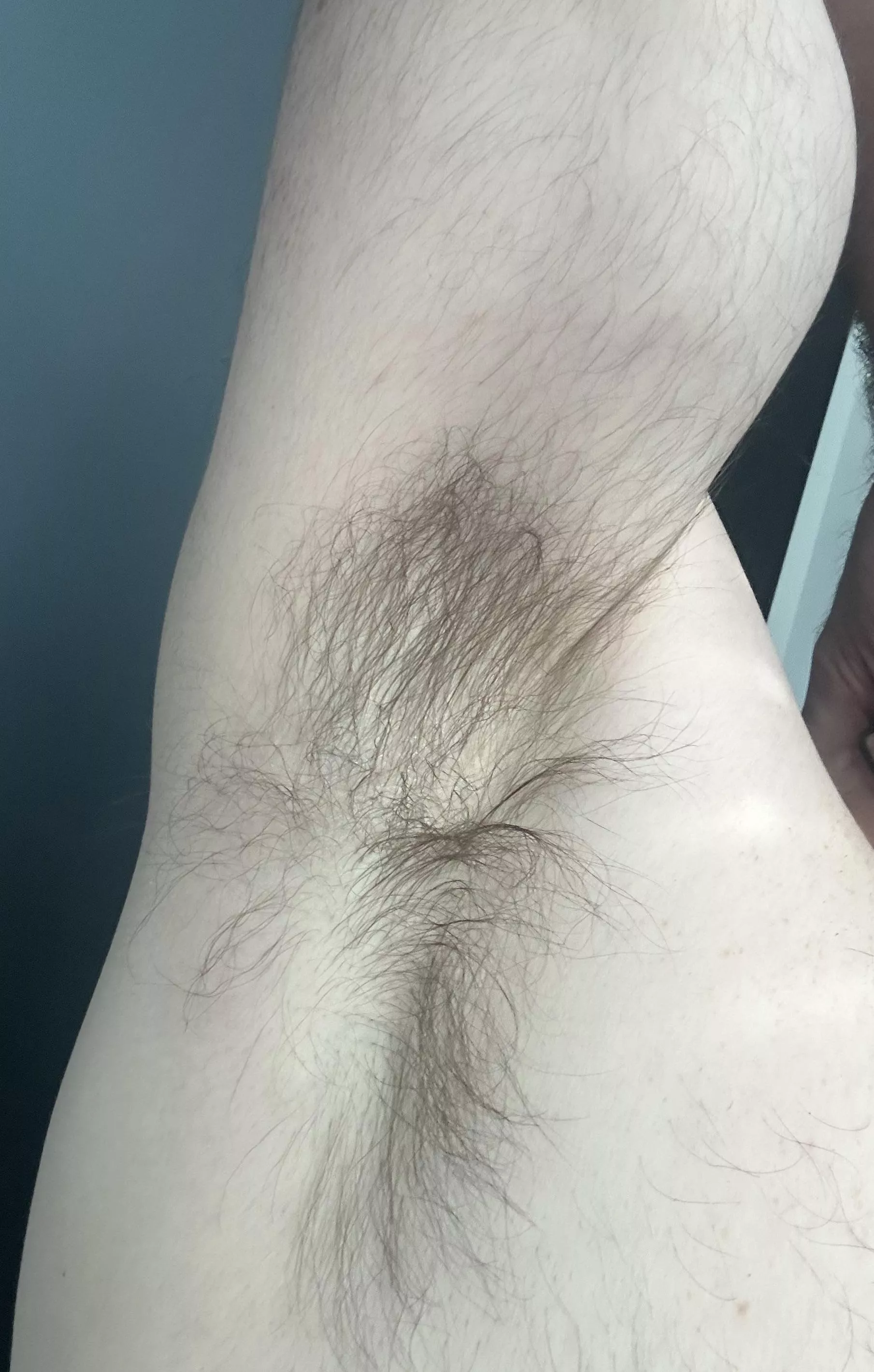 Just let my sweaty pits air dry after working outside.