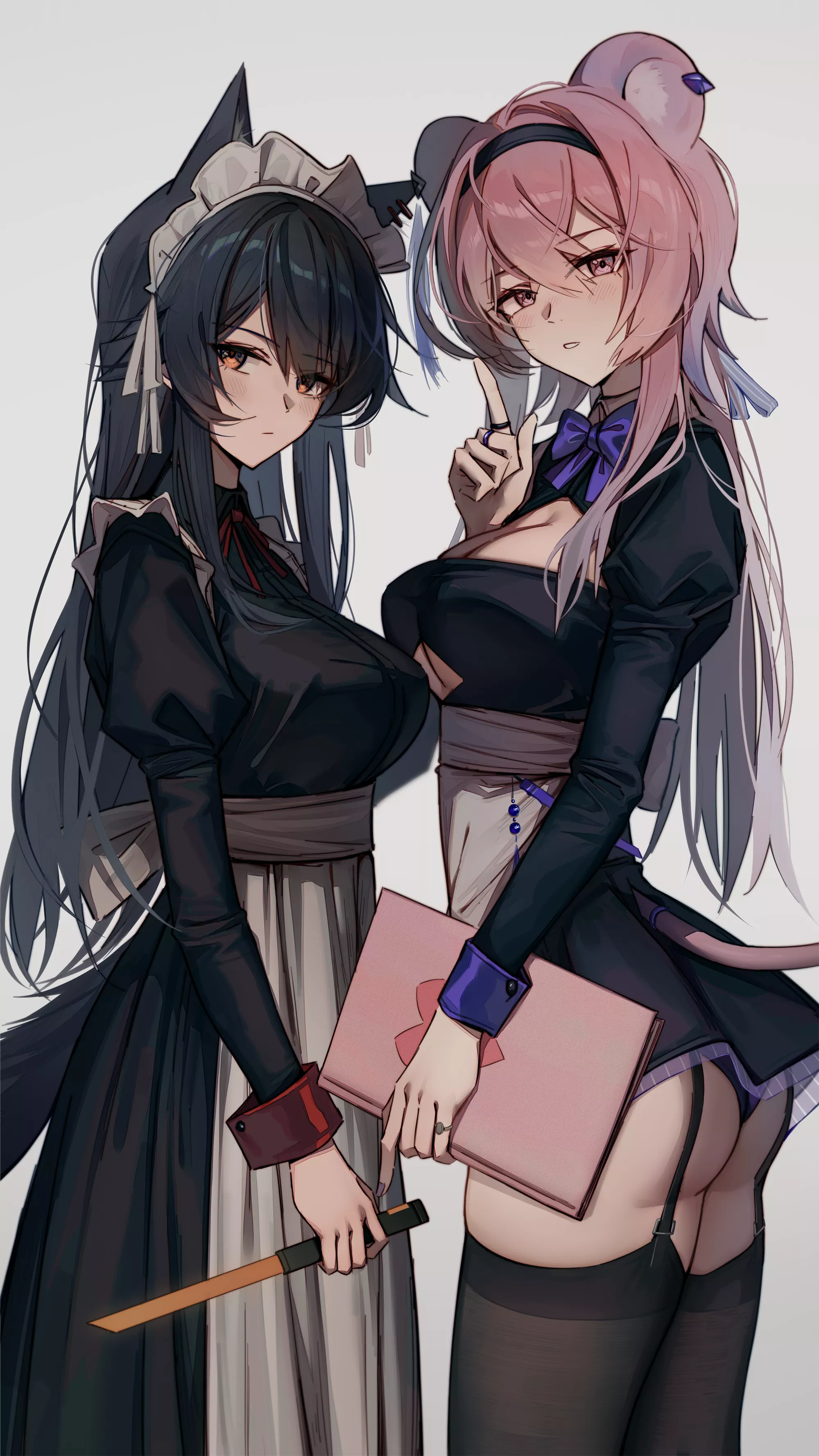 maid Texas & Lin Yuxia [Arknights]
