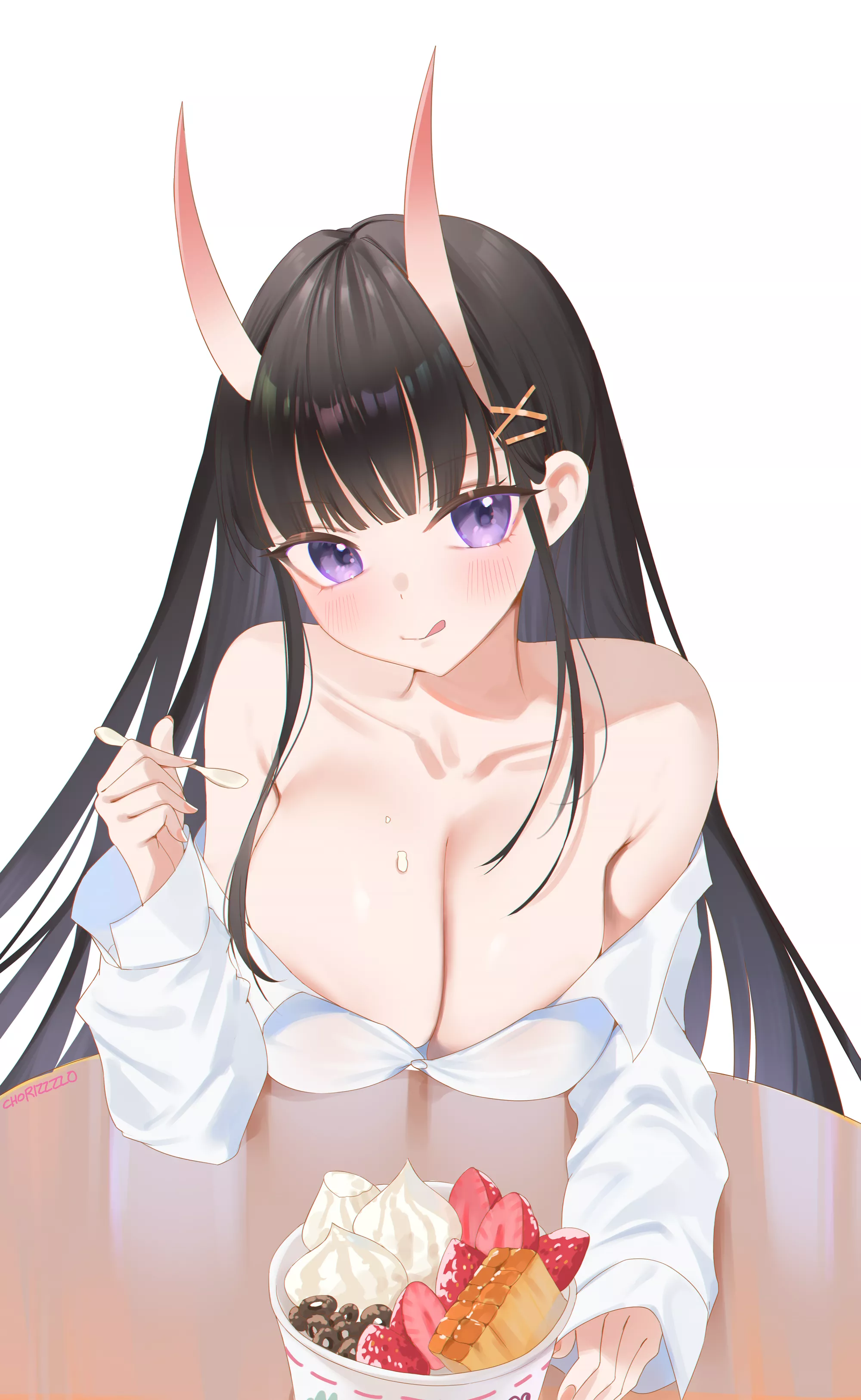 Noshiro eating ice cream [Azur Lane]