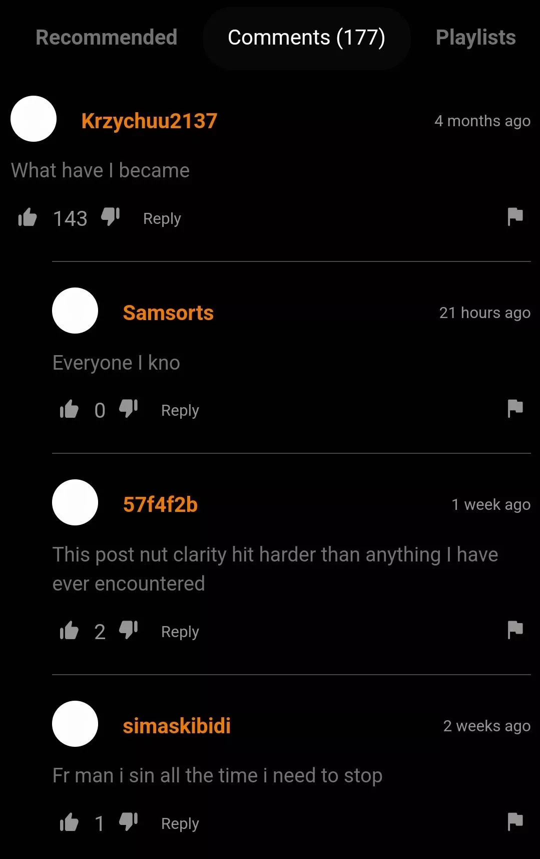 Post nut clarity hitting harder than before