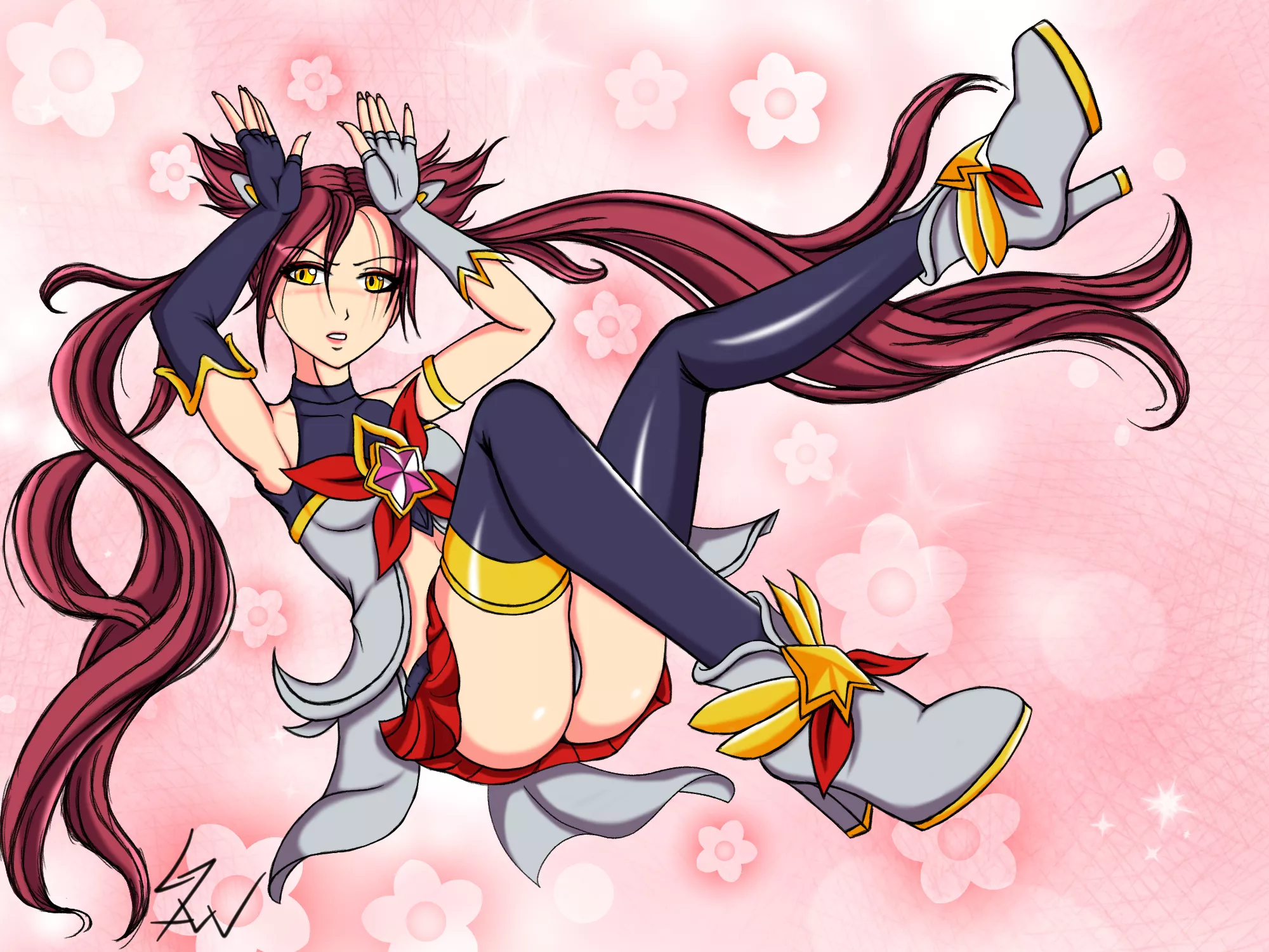 Star Guardian Jinx panty shot (VAND1TA) [League of Legends]