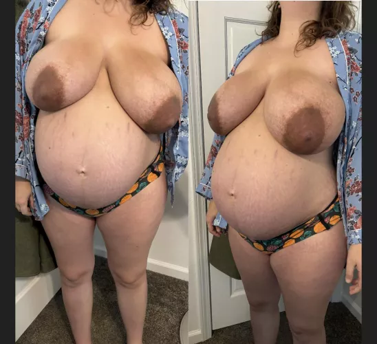 They’re starting to get swollen and engorged! They hurt! 