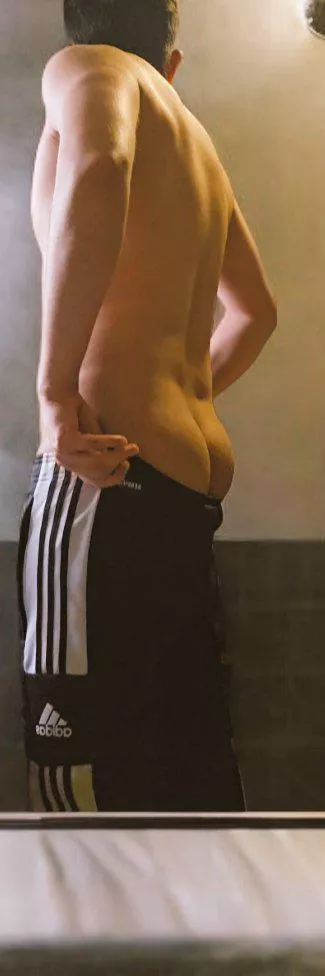 Thin man, but with well-formed butt.