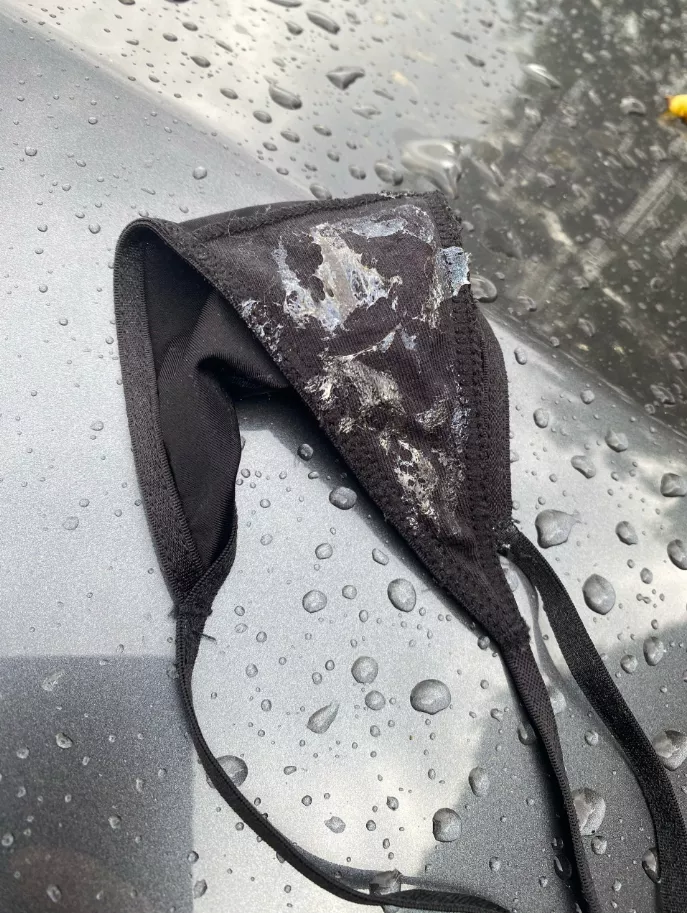 You'll have to change it again, unless you want to clean it with your tongue?