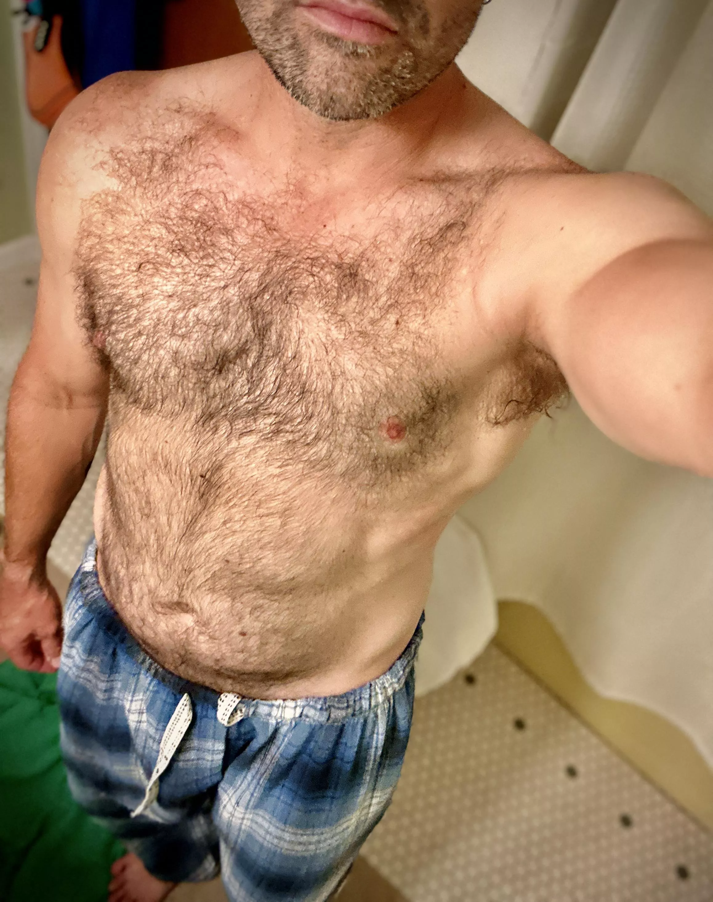 [50] wishing it was a booty call, but just a little after shower hello…