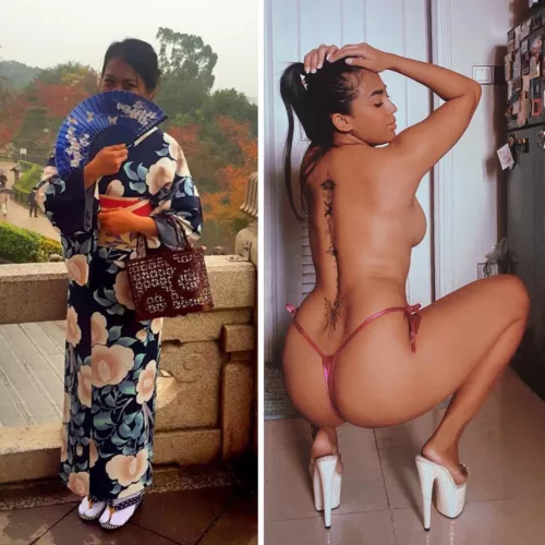 Added a spine tattoo to match my tramp stamp. When the first pic was taken, I would’ve never thought I’d ever get a tattoo. Look at me now, not only getting tattoos, but also showing my slutty body off online 🥵🤤🔥💦