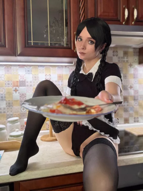 I made you dinner...Do you want dessert right away?