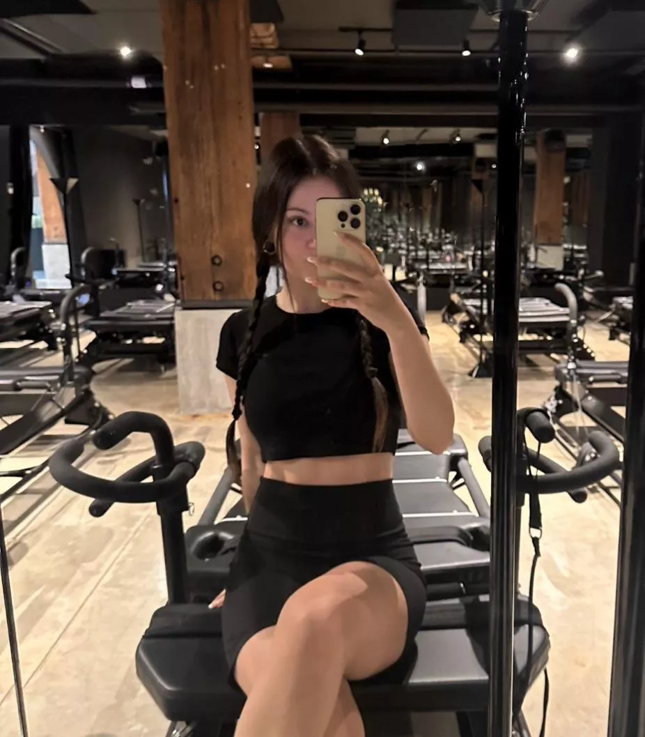 Pilates this morning :) 