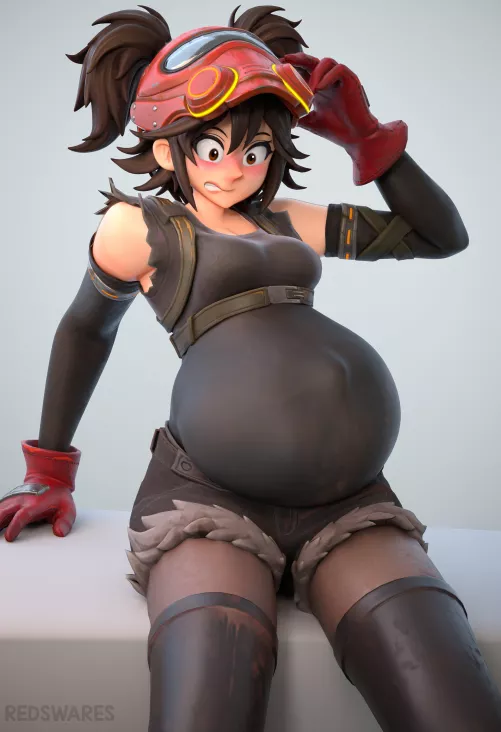 Pregnant Welder Girl