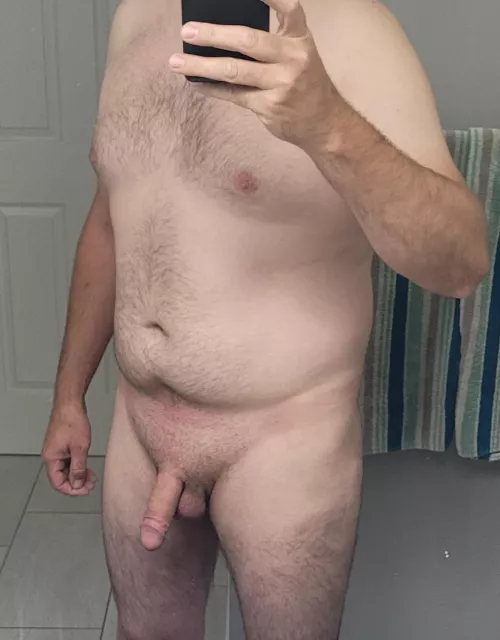 Ready for shower