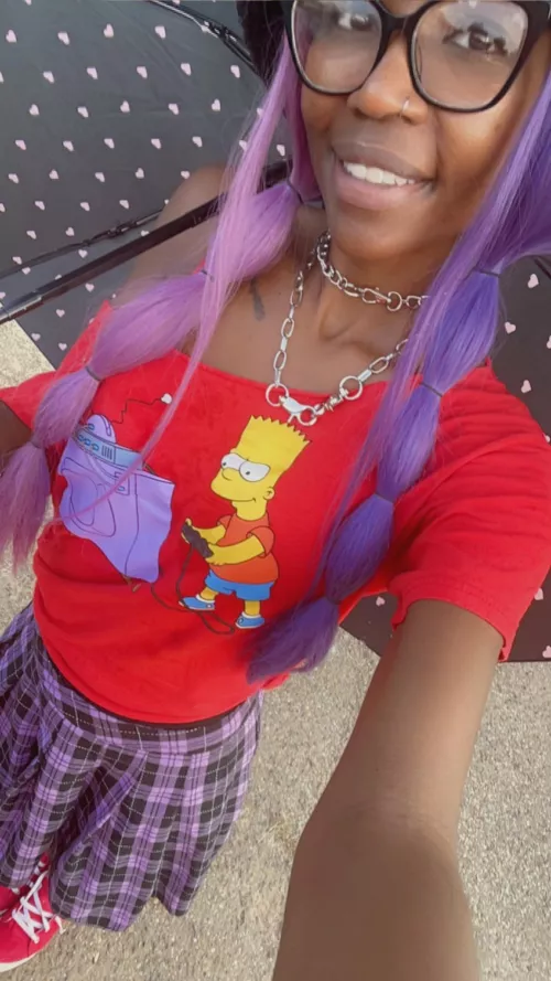 Red and purple combo makes me happy. 😍