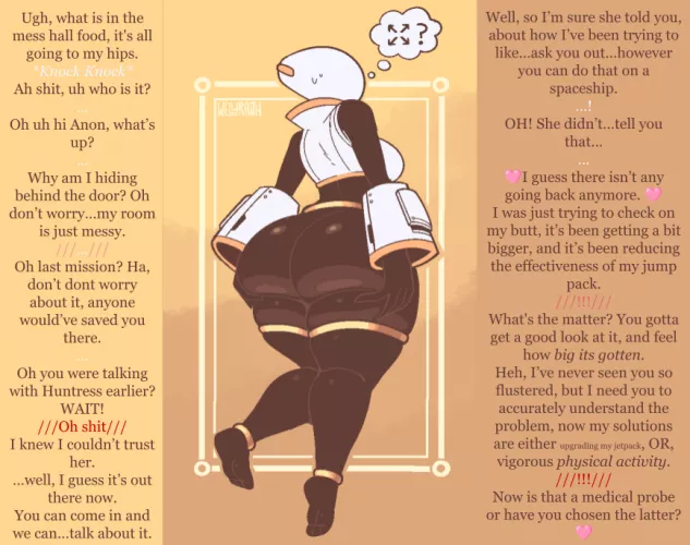 Artificer Makes the Most of an Accidental Confession [Risk of Rain 2] [Dumb Flirting] [Ass Focus] [Artificer] [Pre-sex] {Art by Welwraith}