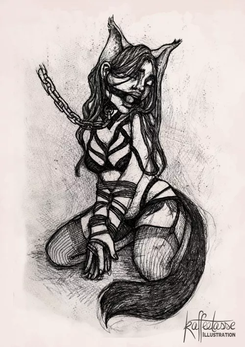 Ballgag and chains :) 