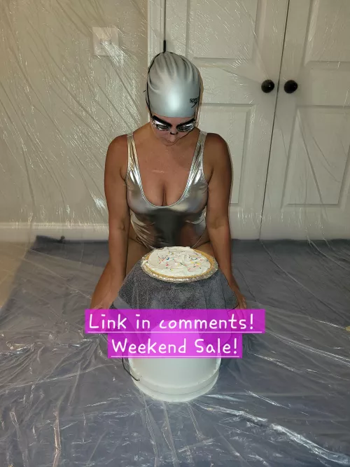 No olympic medals so I destroyed my swimsuit with tons of mess 😉