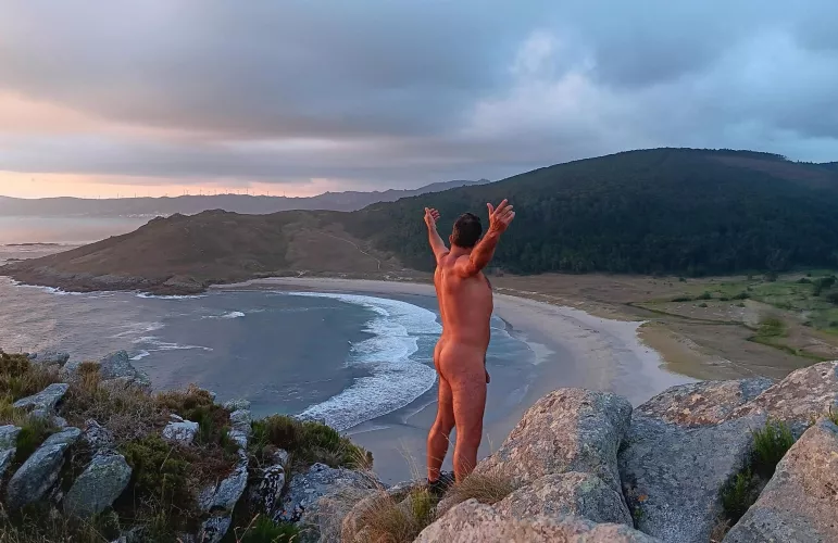 On the top. Sunset hunter