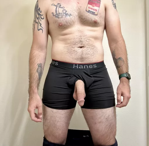 Yes, it is always hanging out. 