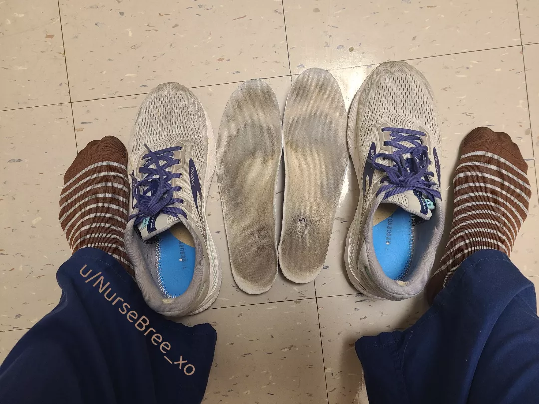 You can smell my feet through my work shoes 🙈