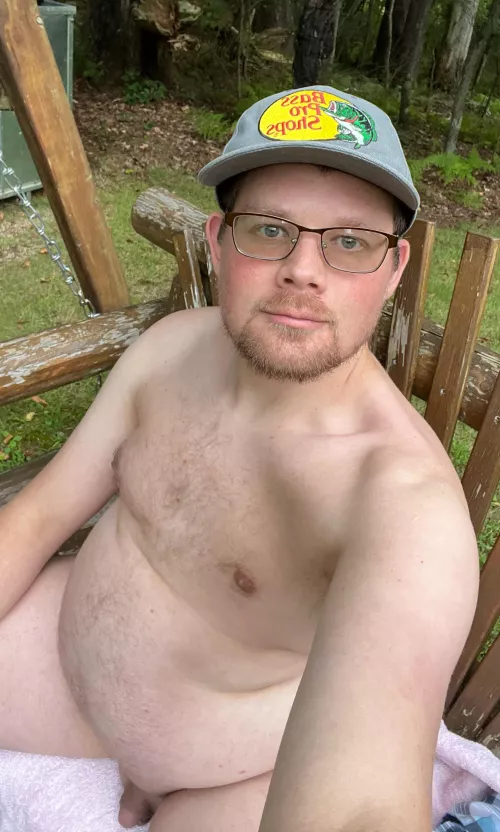 Camping naked for 2 days