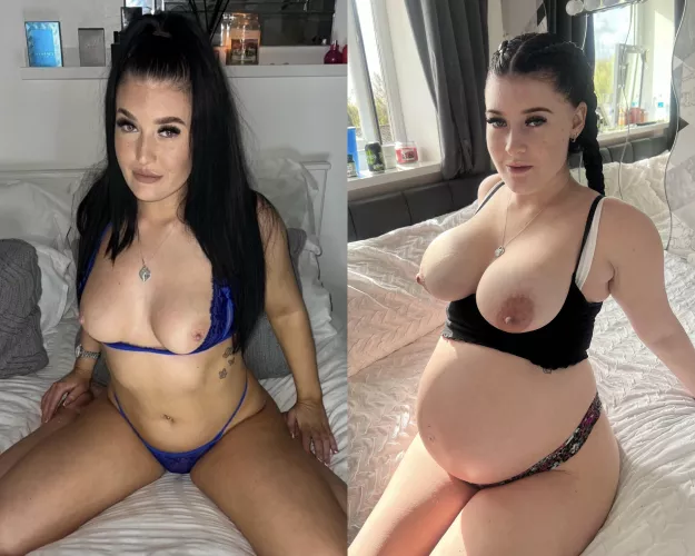 Did I look better before or during pregnancy?