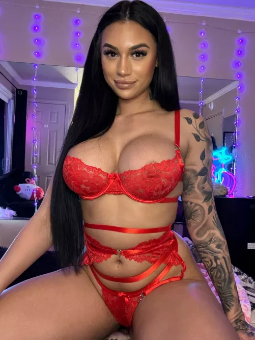 Do you think I look good in red?