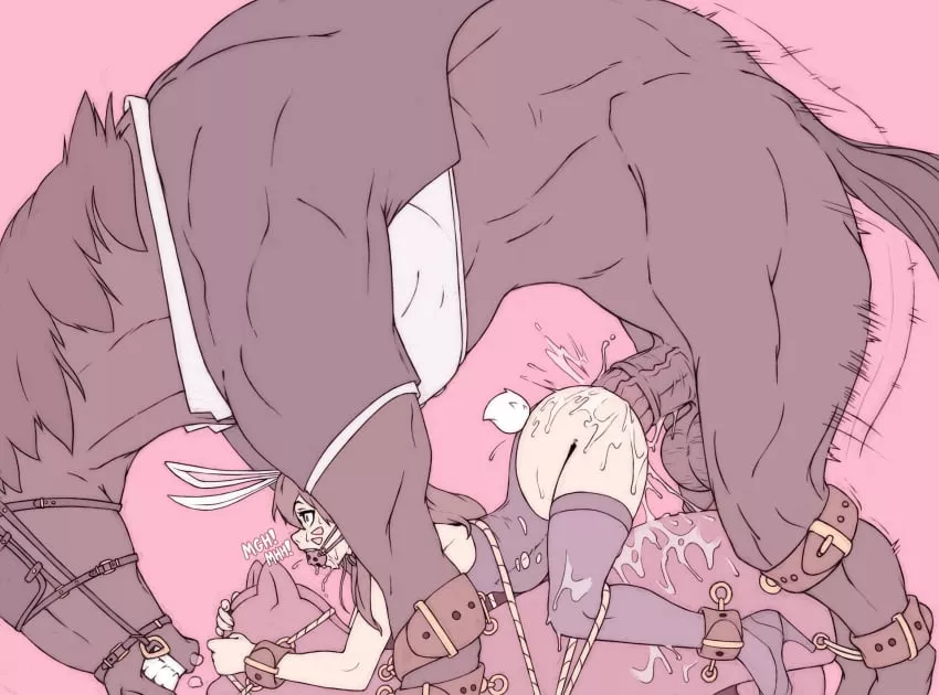 dva gets stuffed while tied down [demimond23]