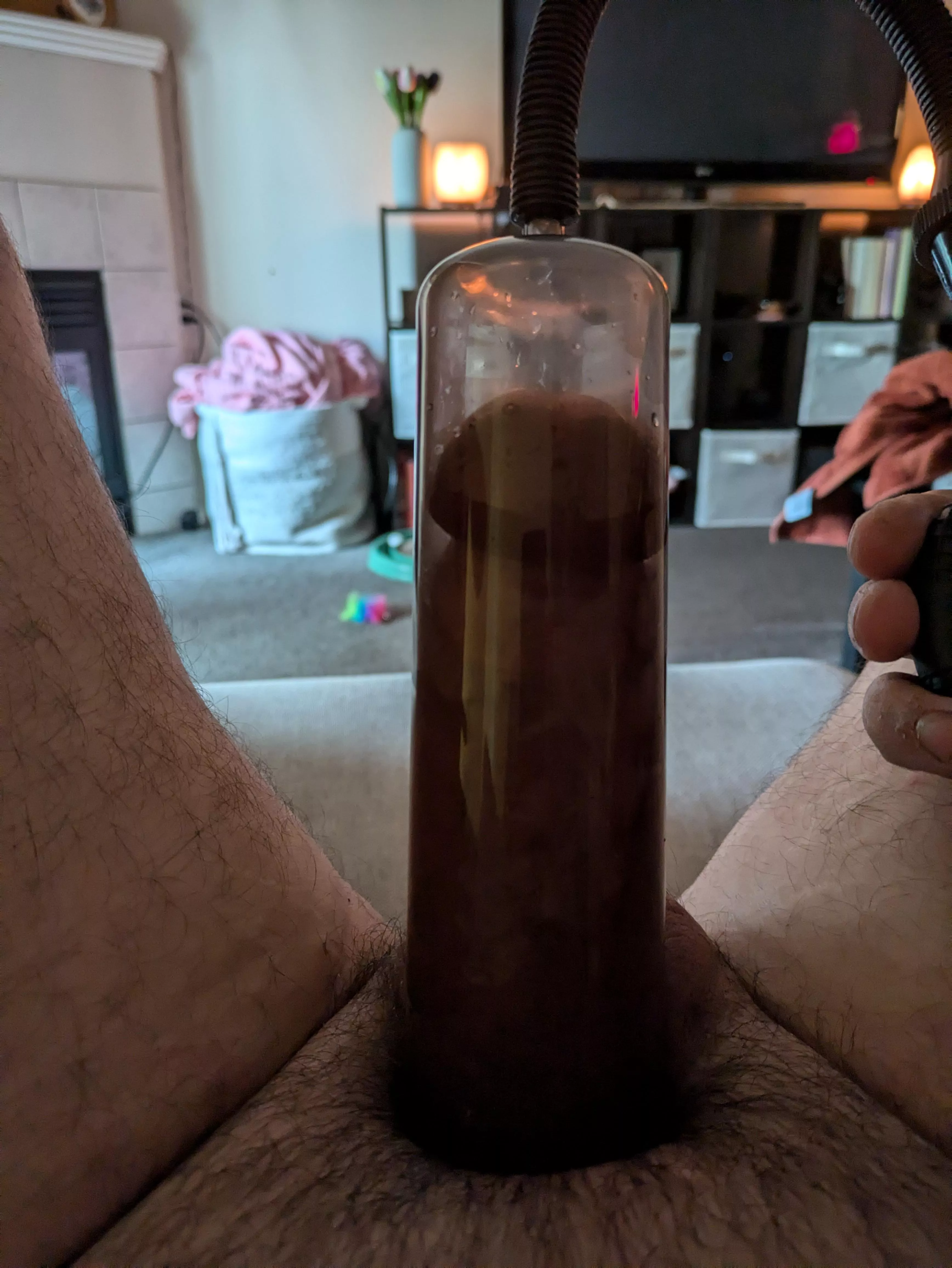 Fresh out of shower pump, should I get a smaller tube?