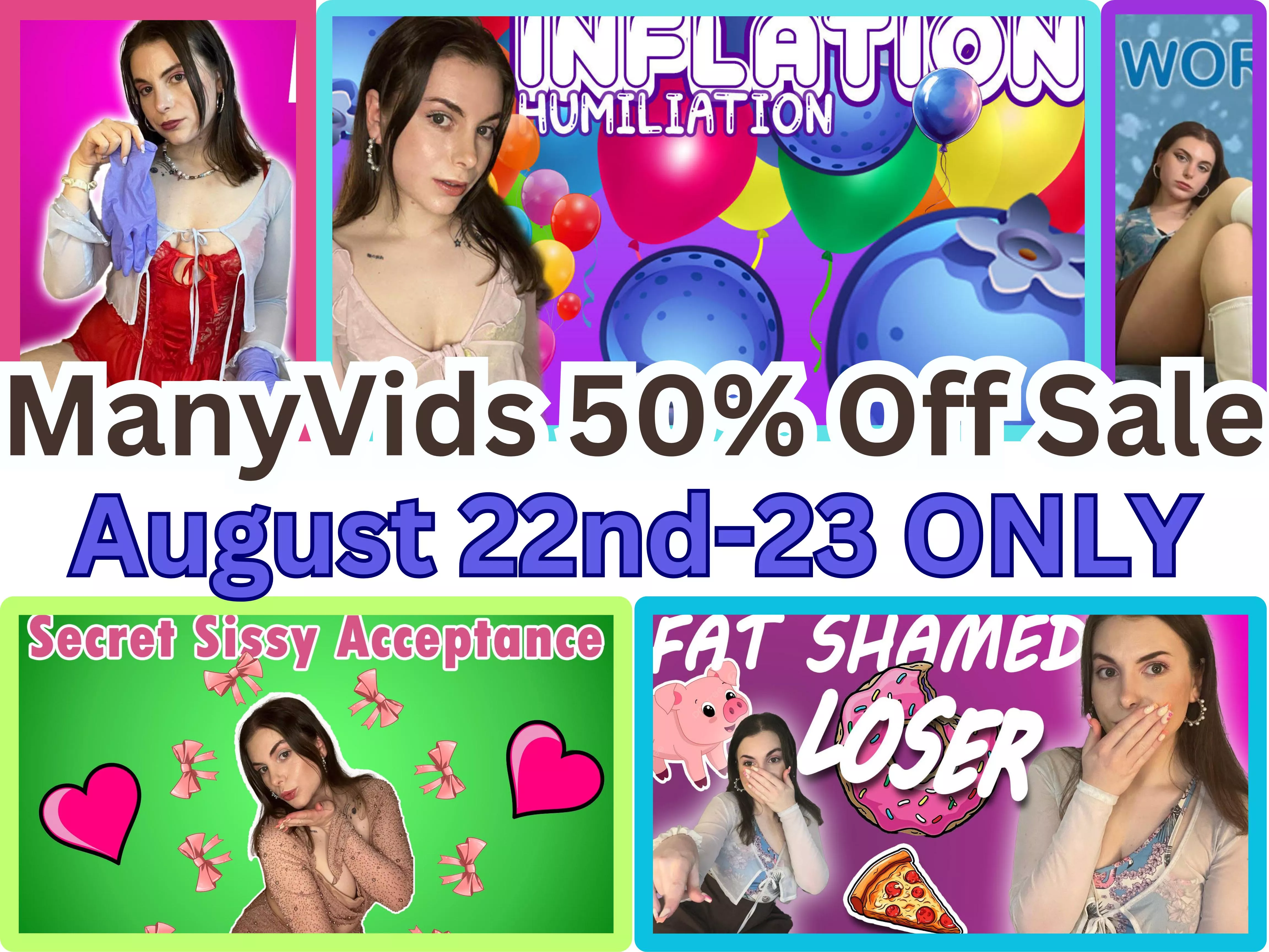 I hope you’re into FEMDOM 😈 The sale has started EARLY 🥰⬇️