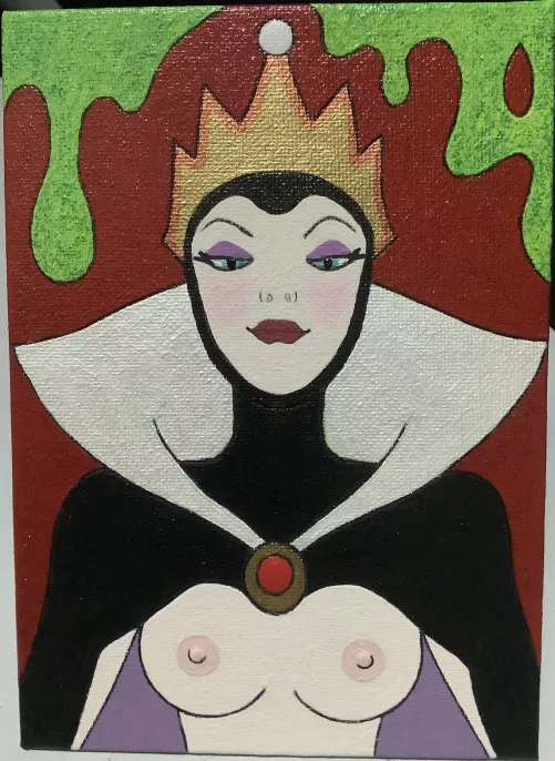 I painted the evil queen.