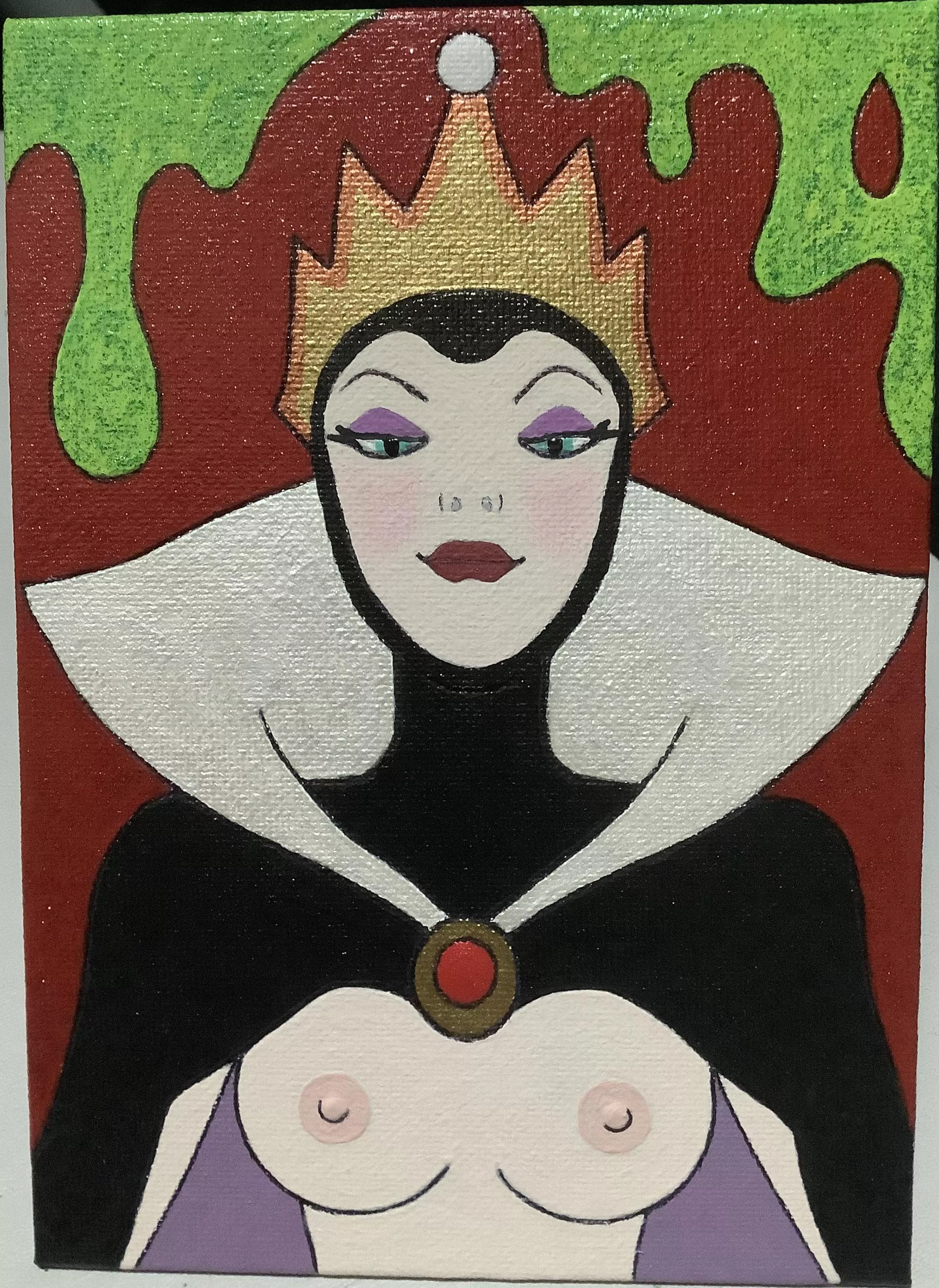 I painted the evil queen.