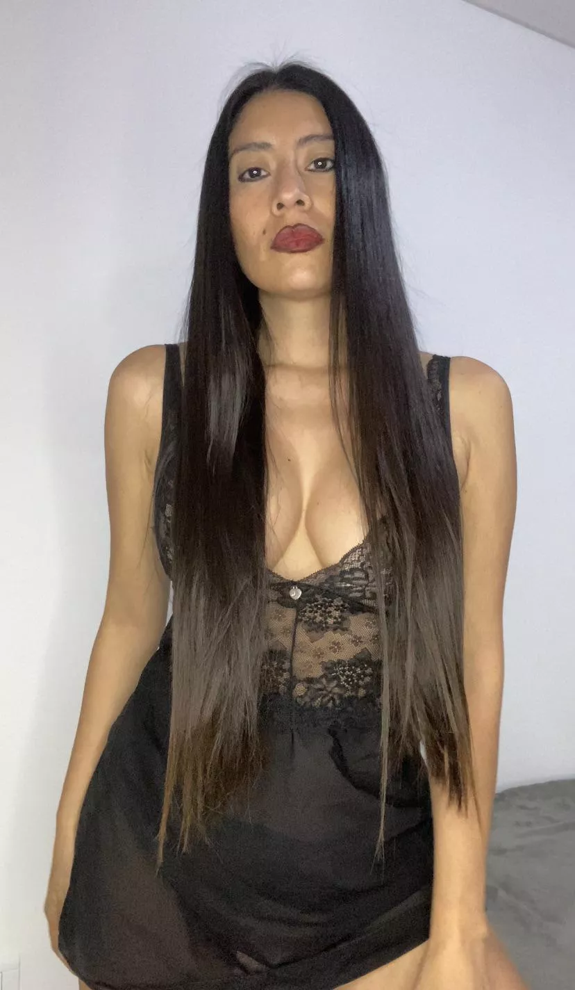 I want to know how much My long dark hair excites you 