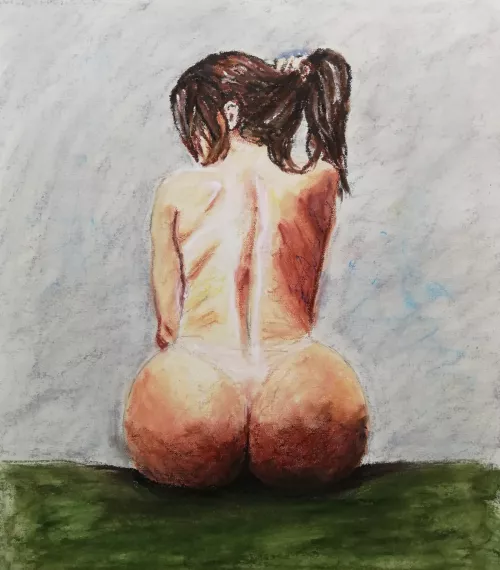Oil Pastel Ass by Jimmy
