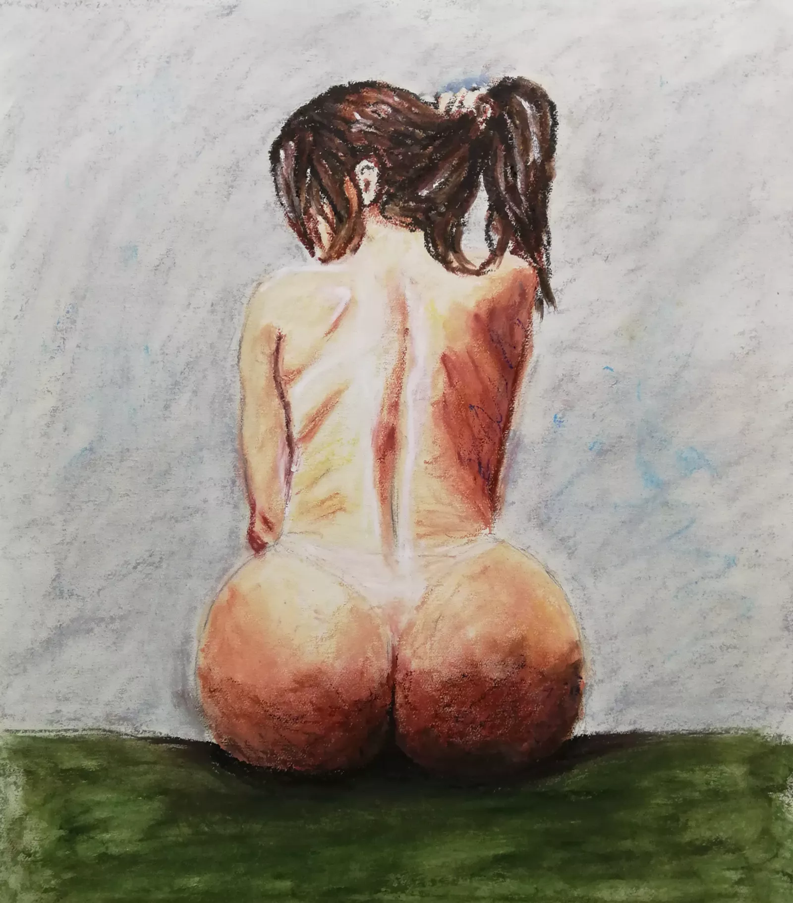 Oil Pastel Ass by Jimmy